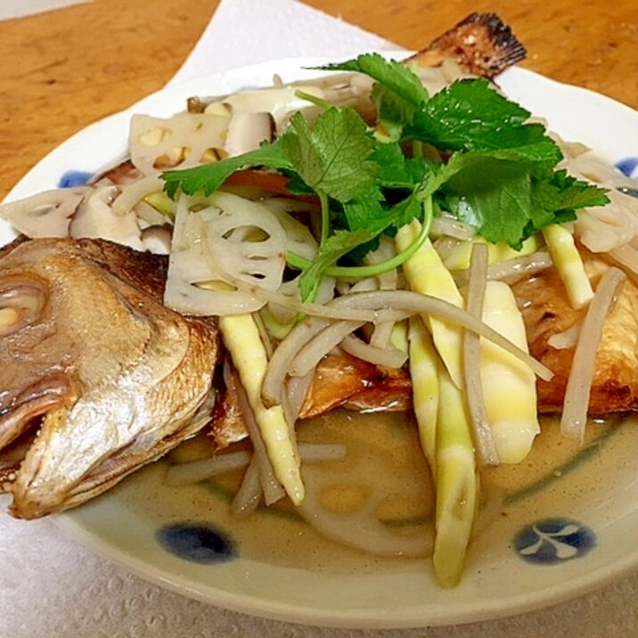 鯛の干物の和風あんかけ（よか魚ドットコム）